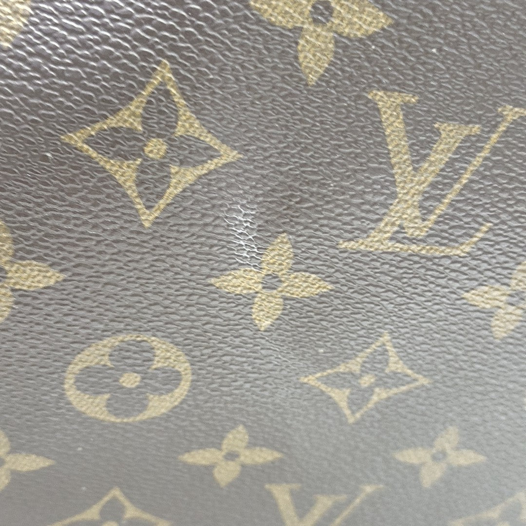 NEVERFULL GM Monogram Coated Canvas Brown