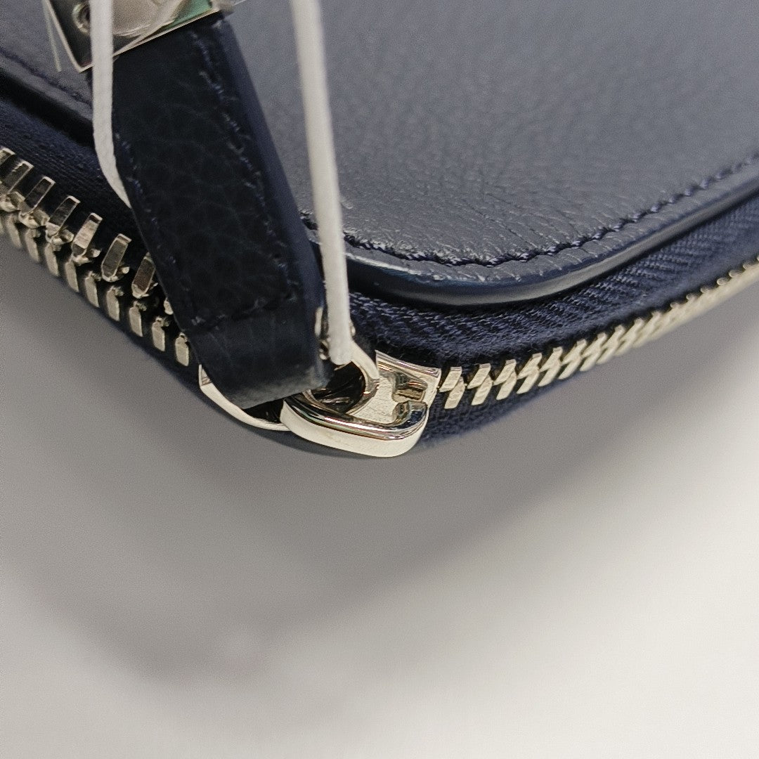 Calfskin Clutch Blue