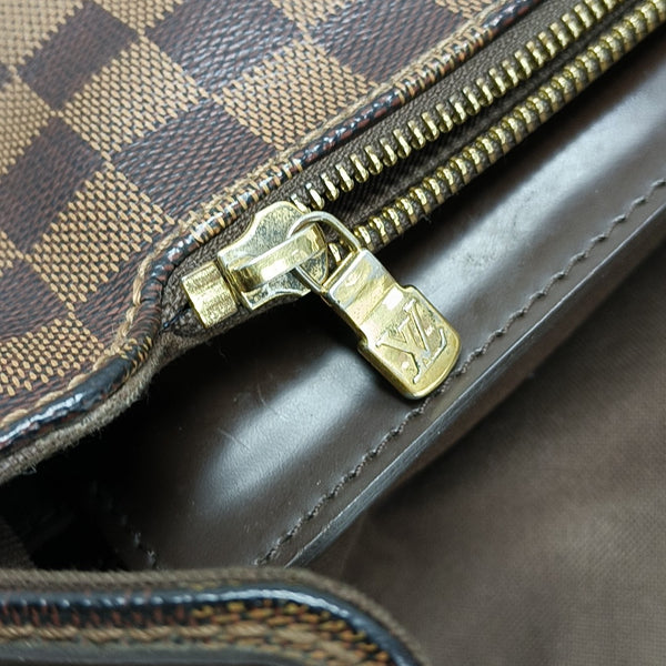 SPENCER Damier Ebene Coated Canvas Brown