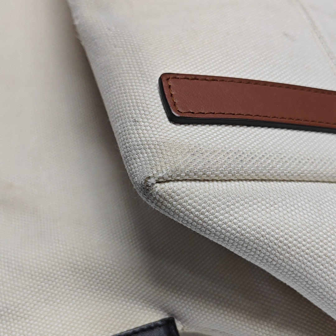 Canvas Shoulder Bag White