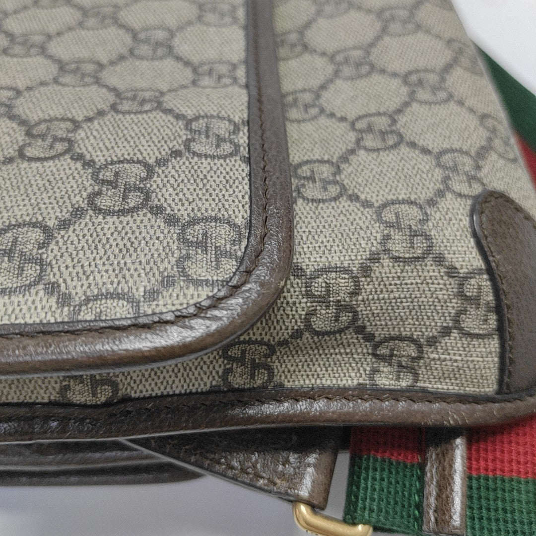 Neo Vintage Small Monogram Coated Canvas Beige