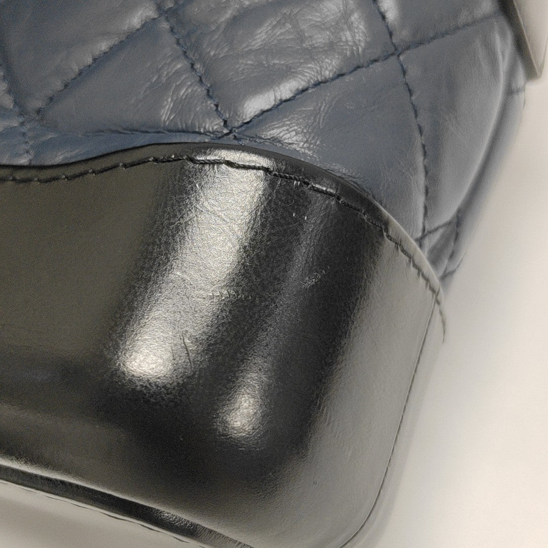 GABRIELLE Small Quilted Calfskin Blue