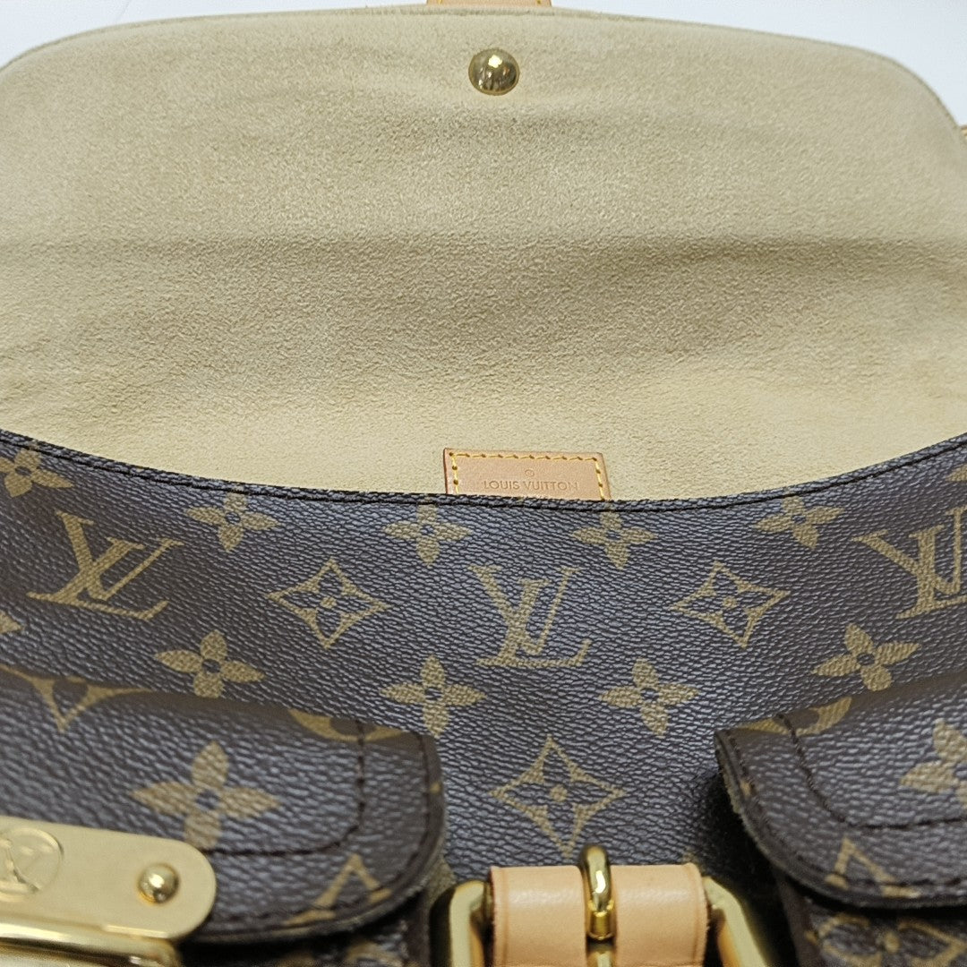 HUDSON PM Monogram Coated Canvas Brown