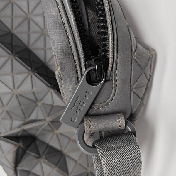 Special Material Crossbody Bag Gray
