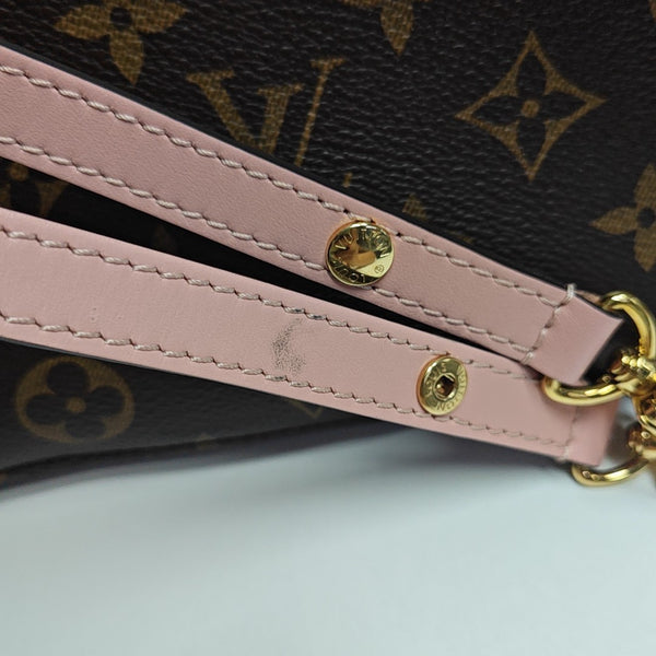 NÉONOÉ MM Monogram Coated Canvas Brown
