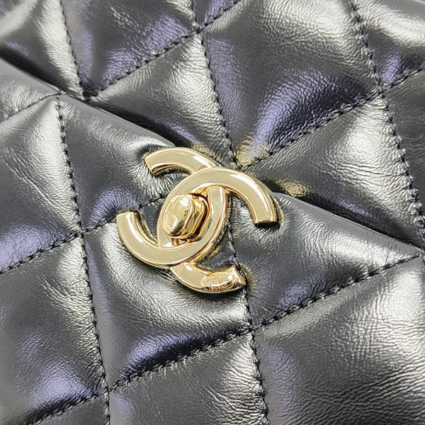 Quilted Lambskin Black