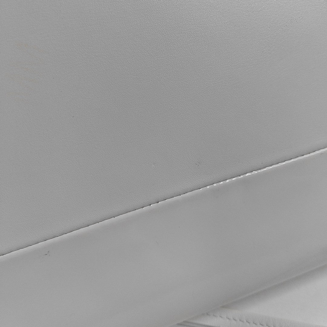 Patent Leather Shoulder Bag White