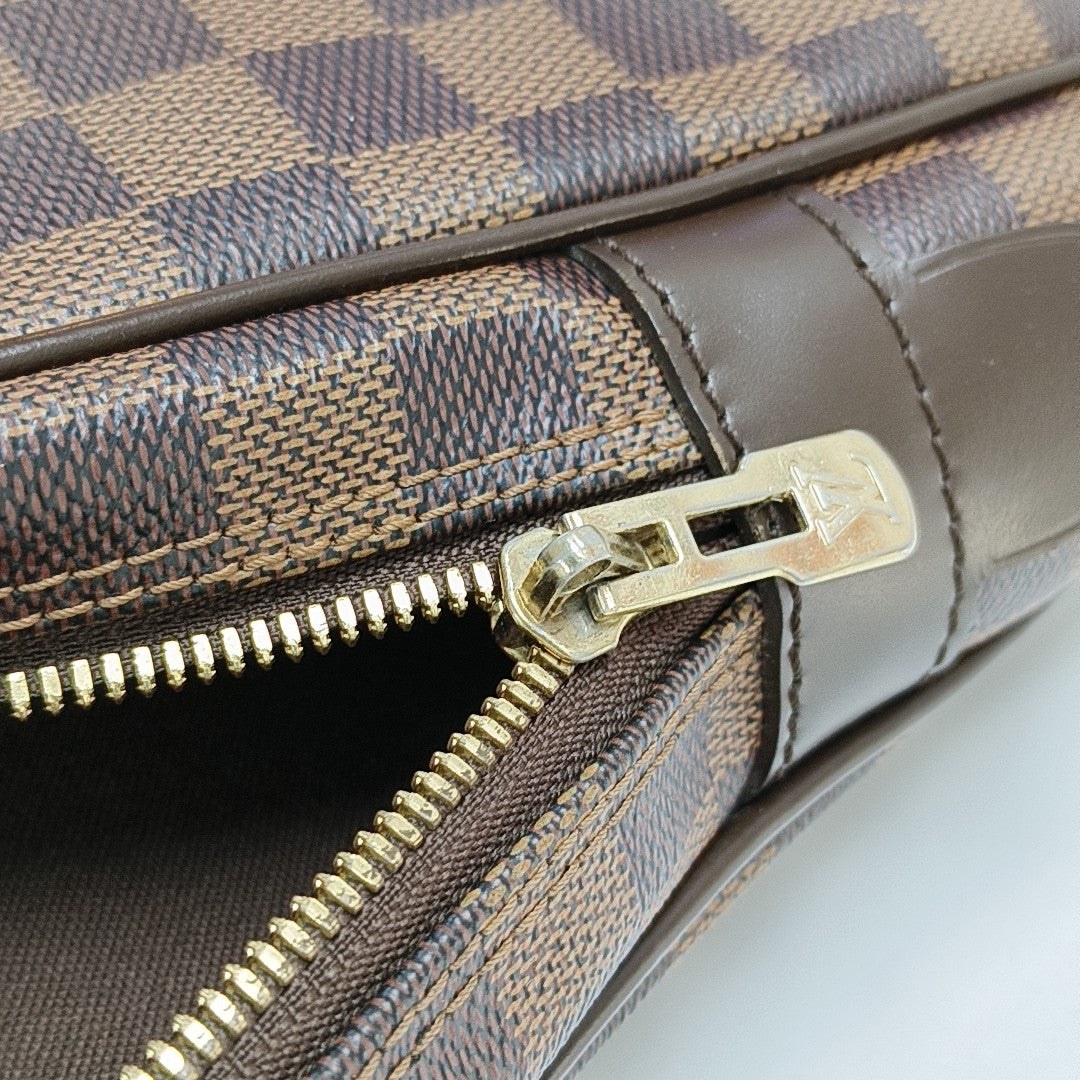 PORTE-DOCUMENTS Damier Ebene Coated Canvas Brown