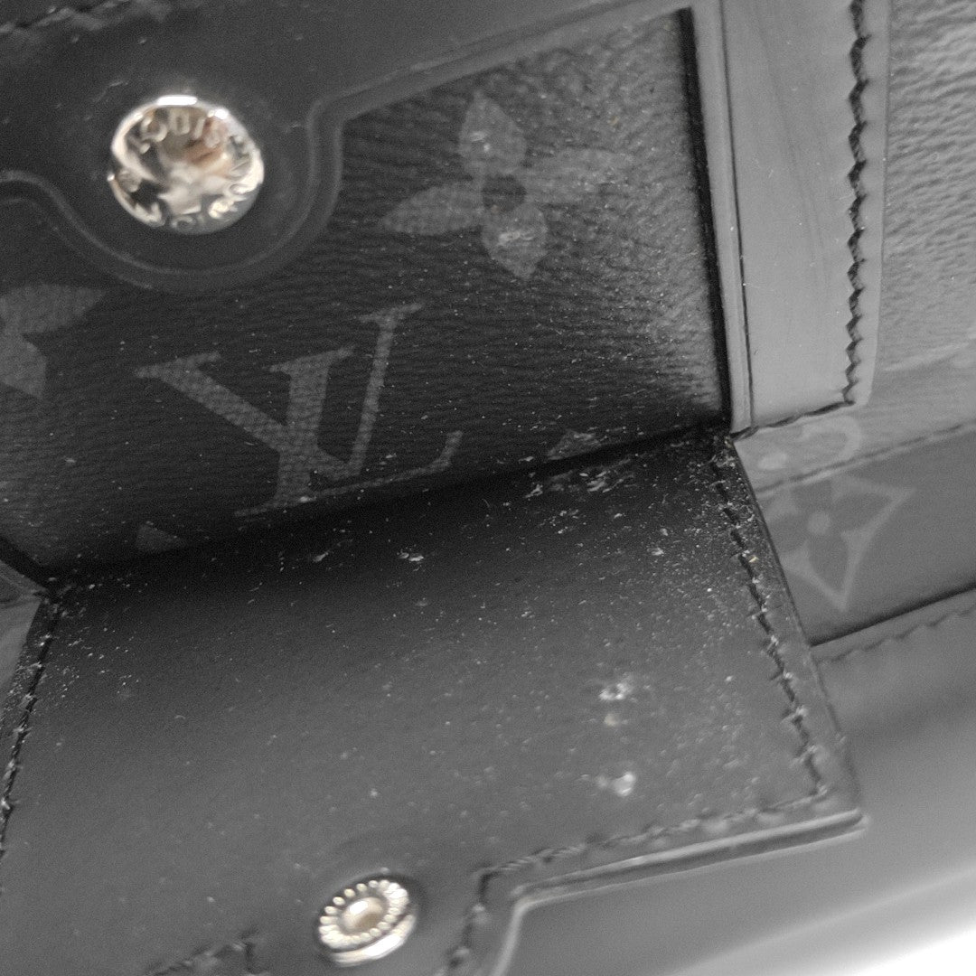 VOYAGER PM Monogram Coated Canvas Black