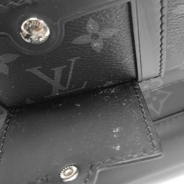 VOYAGER PM Monogram Coated Canvas Black