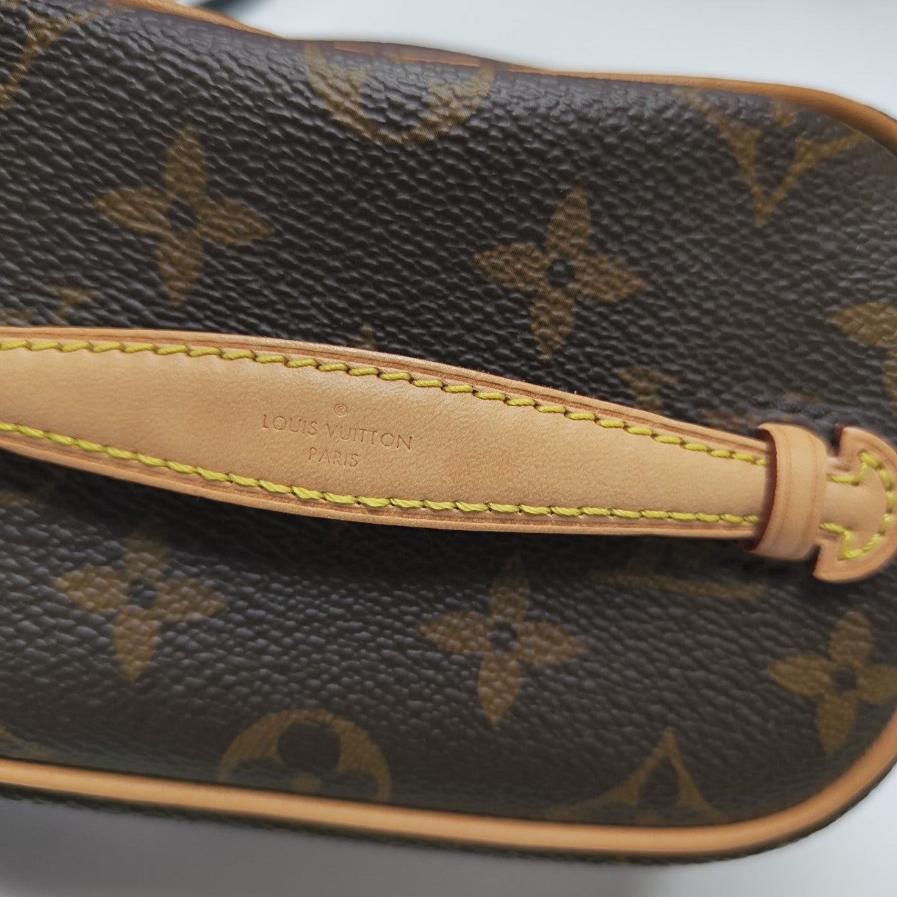 NICE Super Mini Monogram Coated Canvas Brown