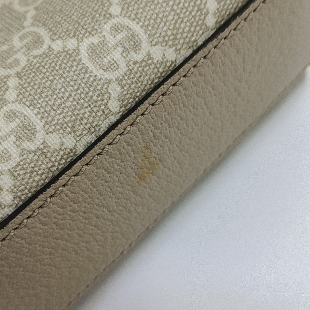 Retro Mini Monogram Coated Canvas Beige