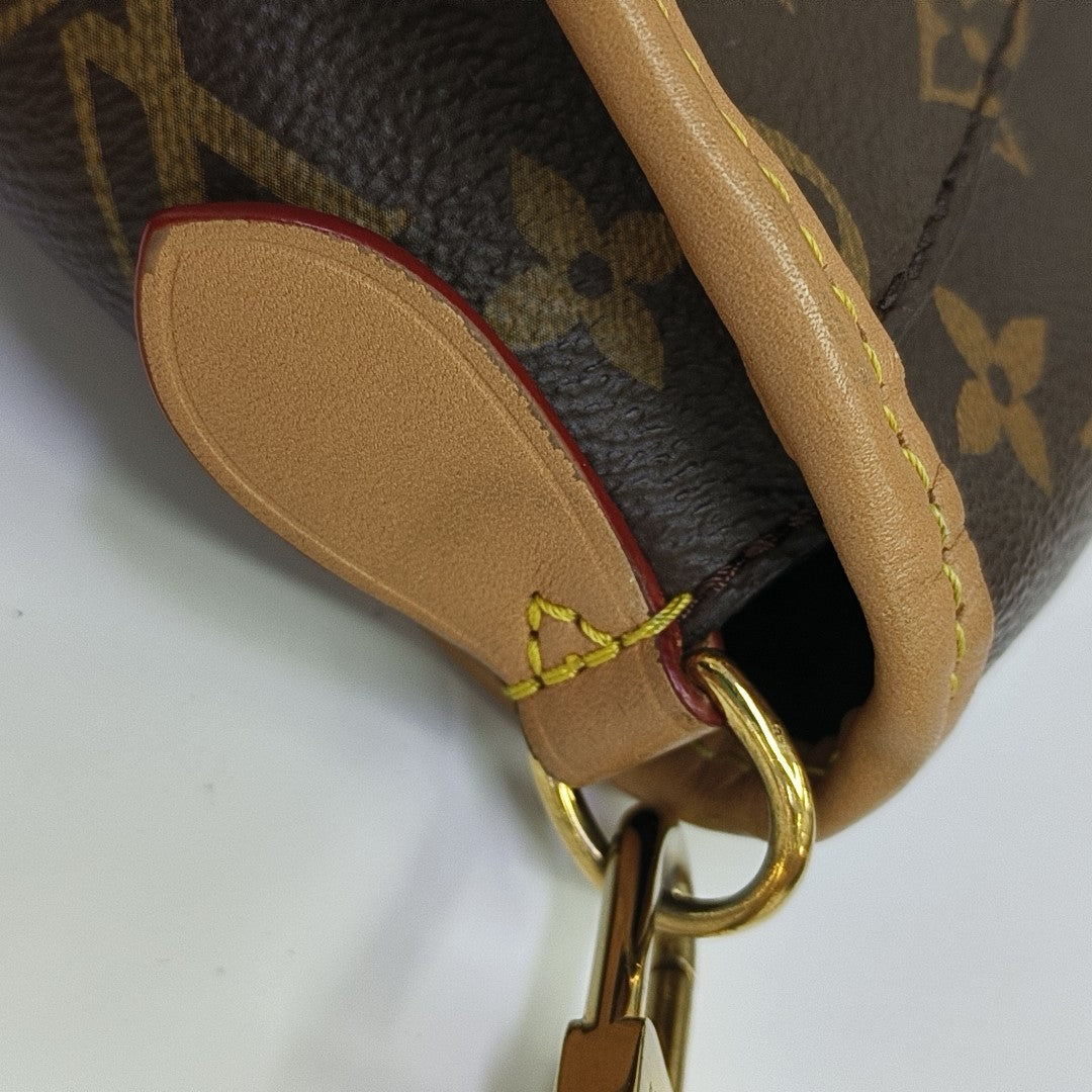 DIANE Monogram Coated Canvas Brown