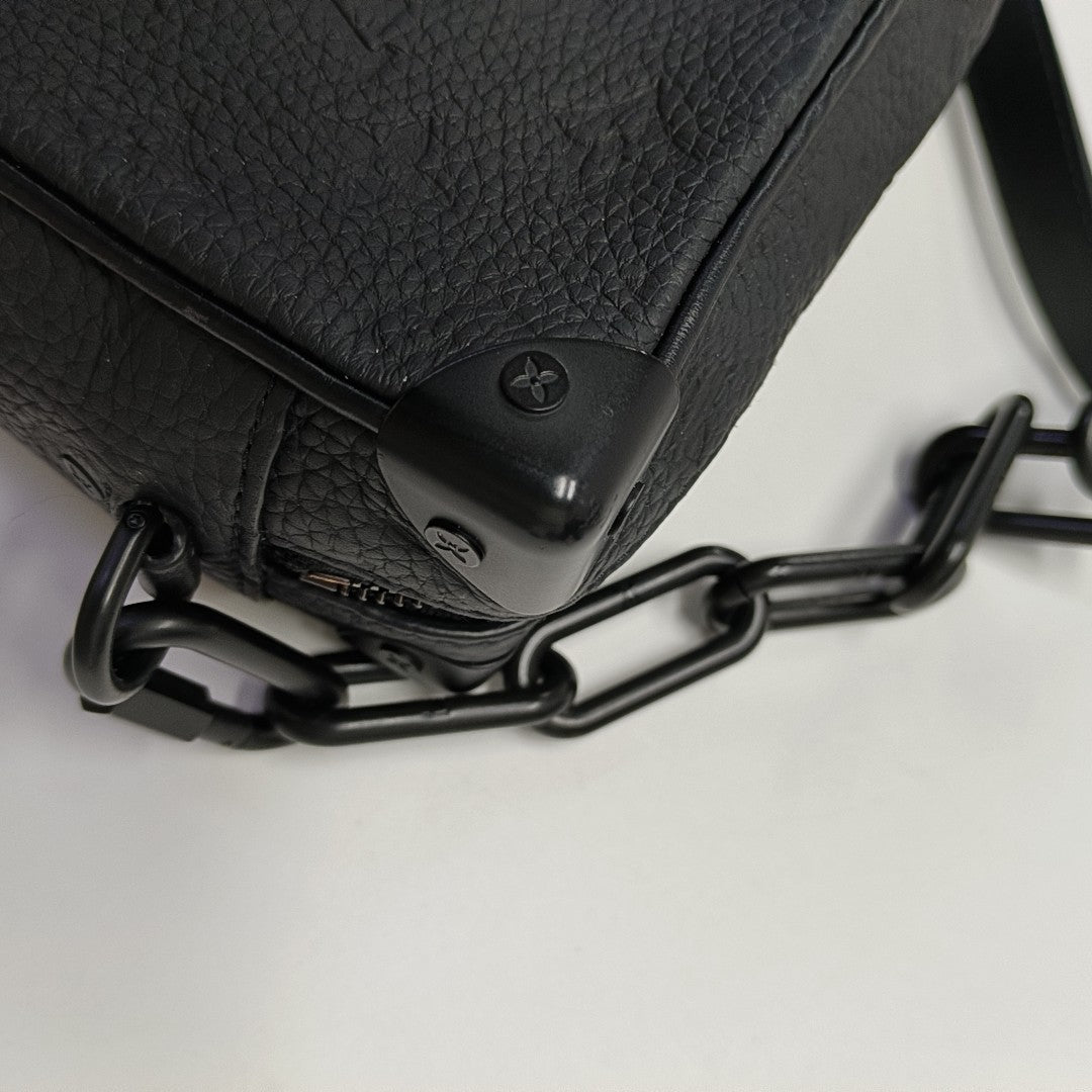 SOFT TRUNK Mini Monogram Calfskin Black