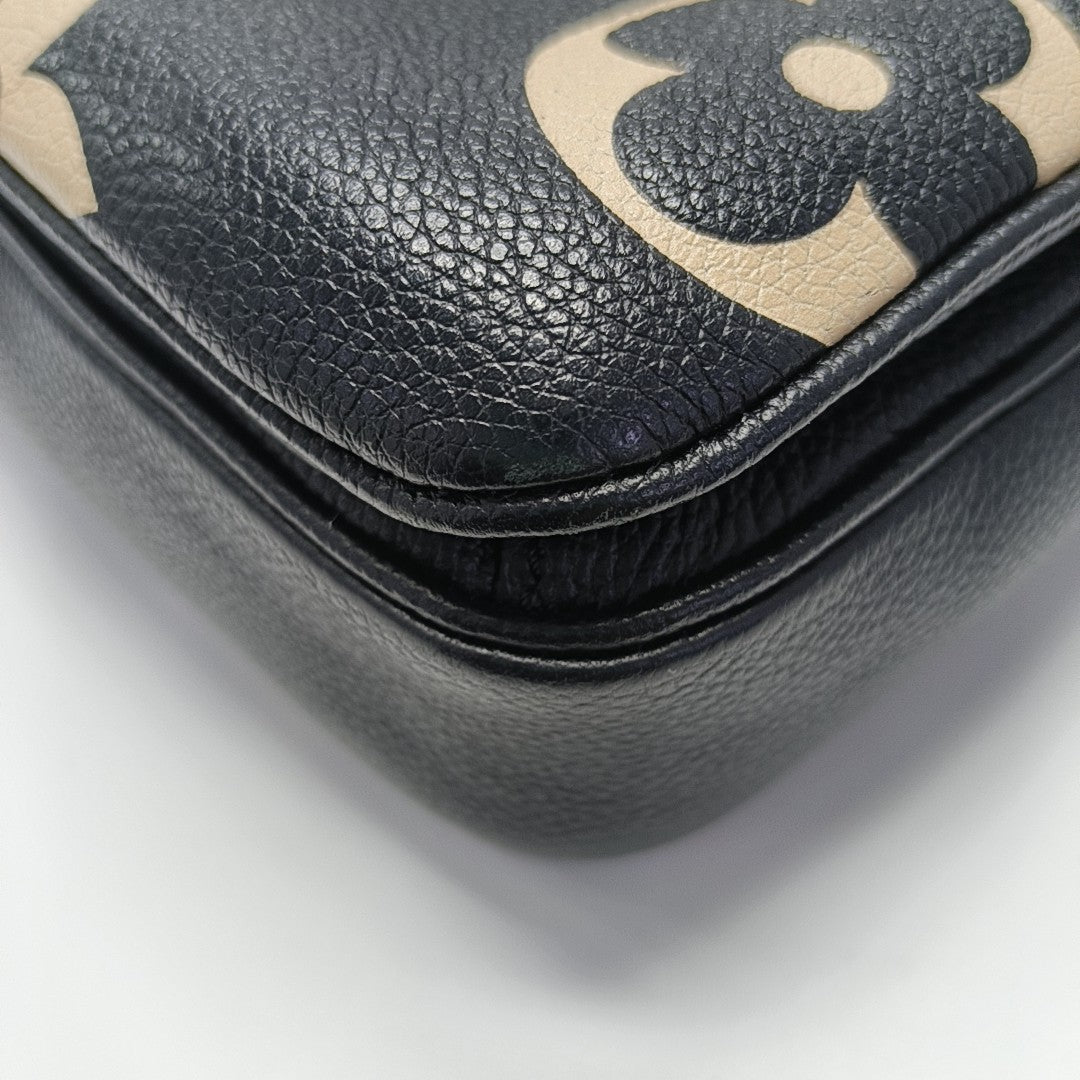MÉTIS MM Monogram Calfskin Black