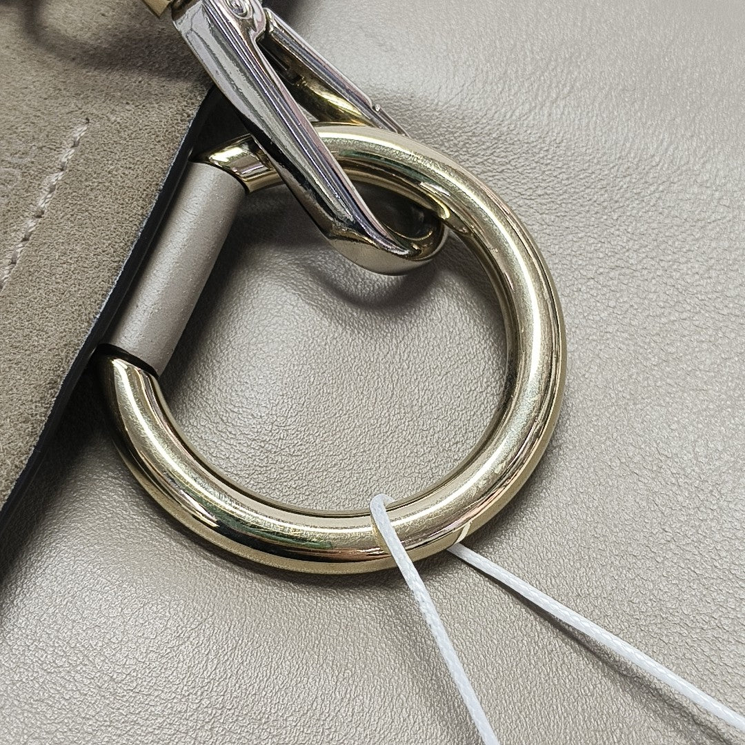 Faye Small Calfskin Gray