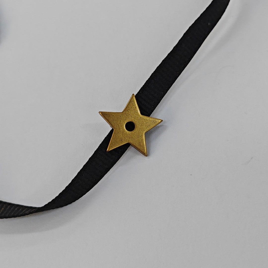 J'adior Metal Black Necklace