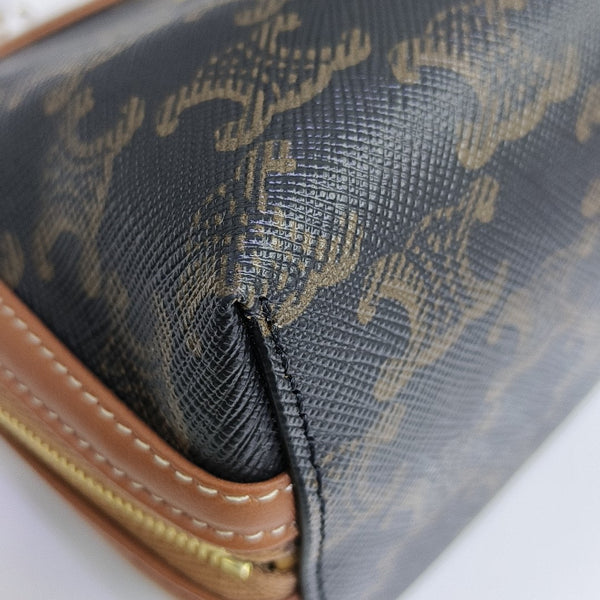 TRIOMPHE Mini Coated Canvas Brown
