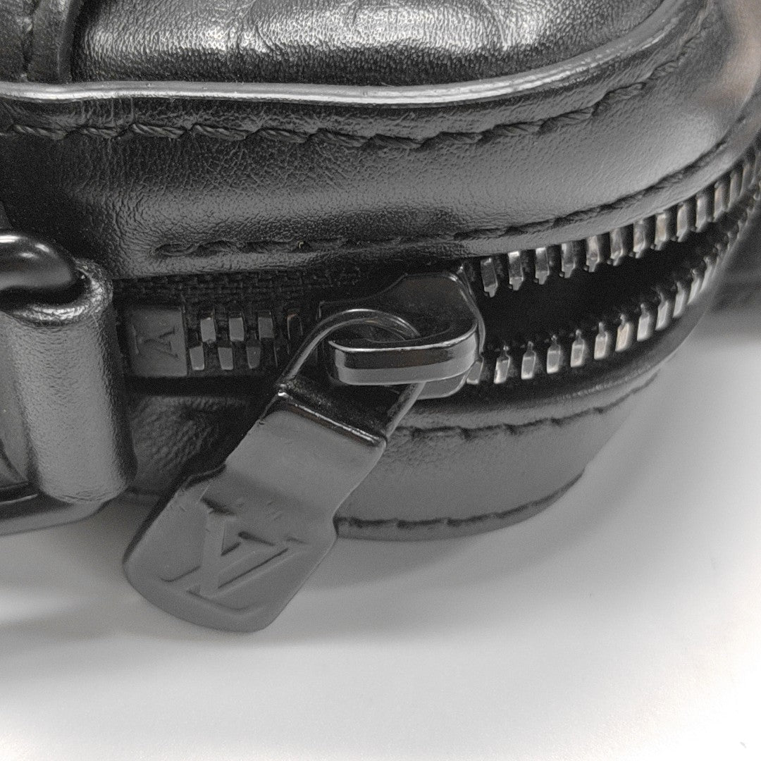 DUO Monogram Calfskin Black