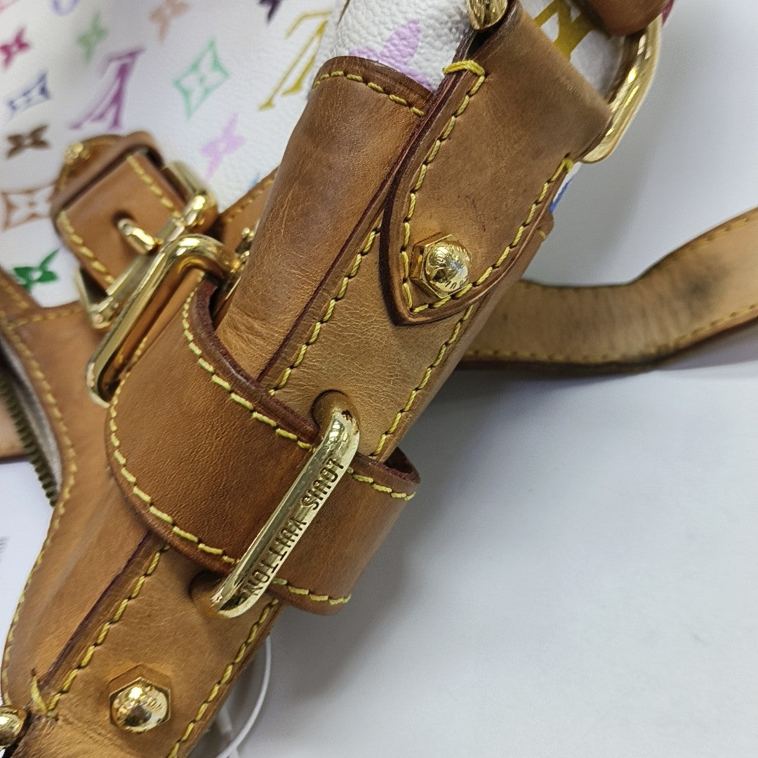 LV × TM GRETA Monogram Coated Canvas White