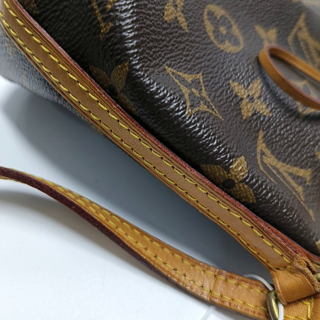 NÉONOÉ Nano Monogram Coated Canvas Brown