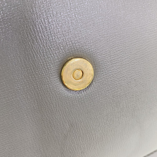 GG Ring Medium Calfskin Gray