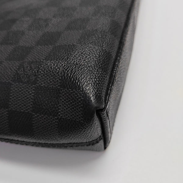 PORTE-DOCUMENTS Damier Graphite Coated Canvas Gray