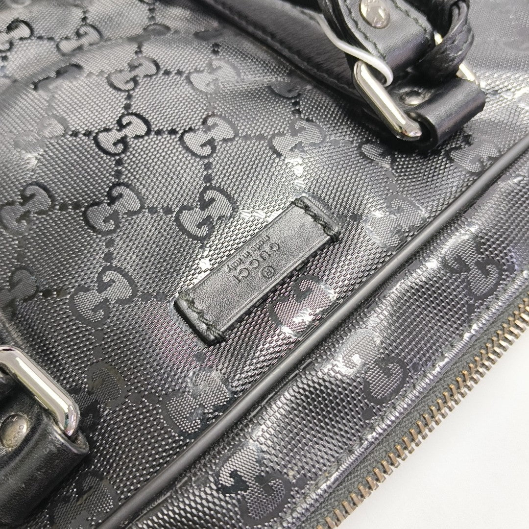 GG Imprime Monogram Coated Canvas Black