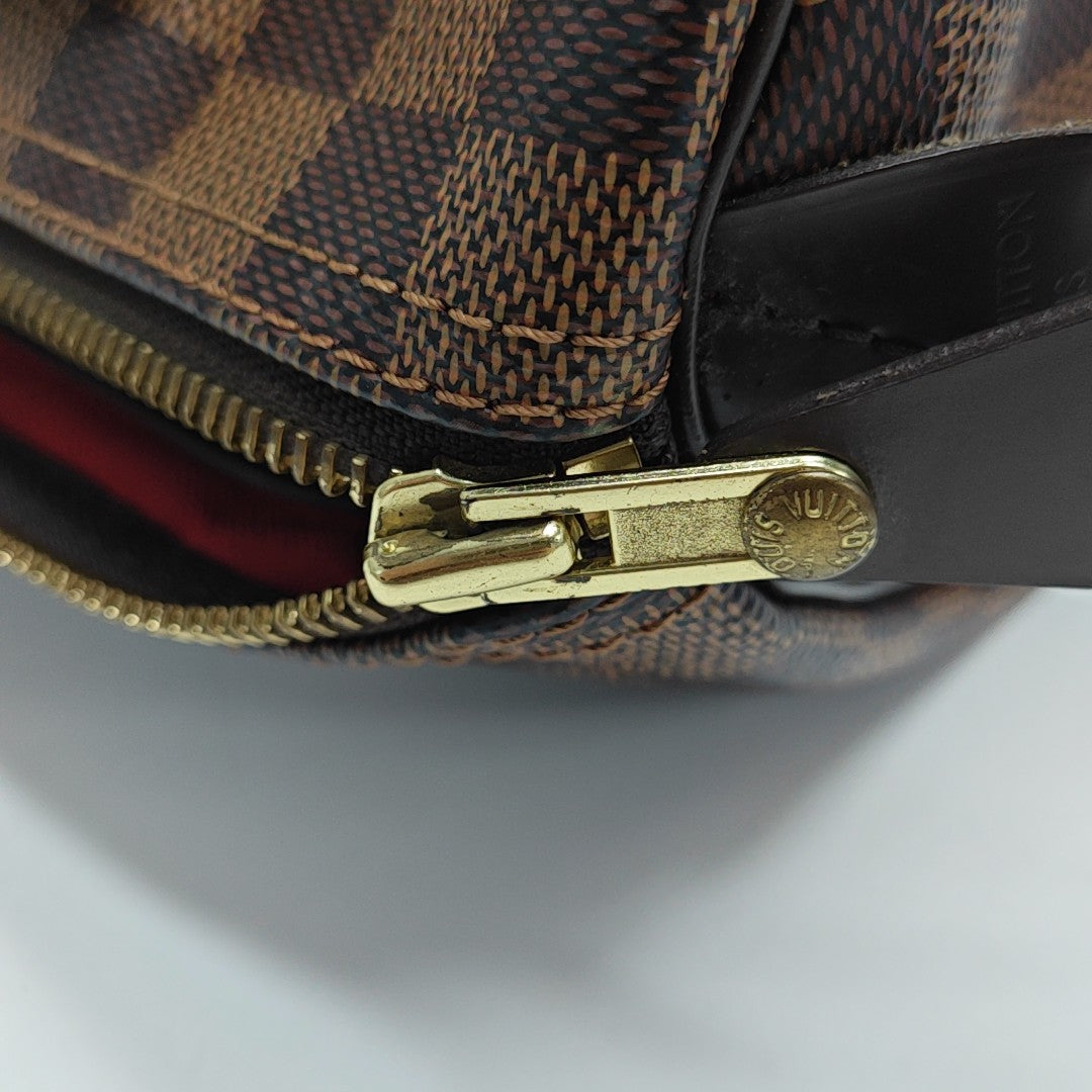 SPEEDY 25 Damier Ebene Coated Canvas Brown
