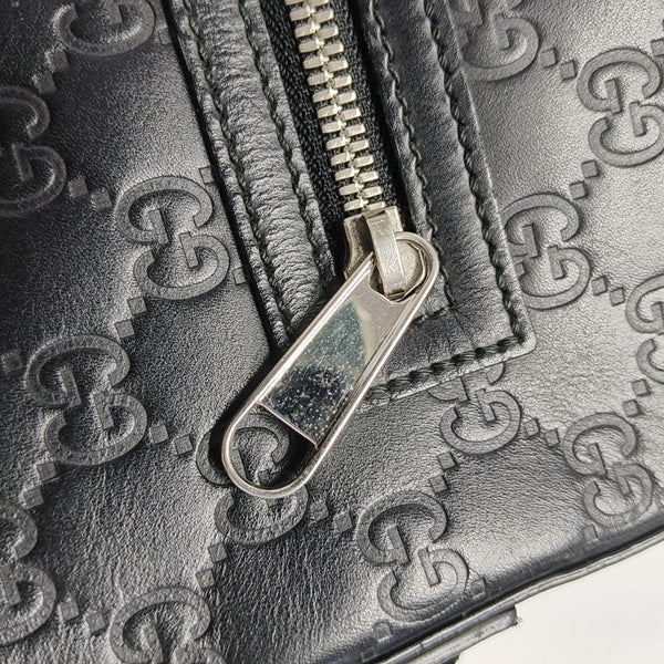 Signature Monogram Calfskin Black