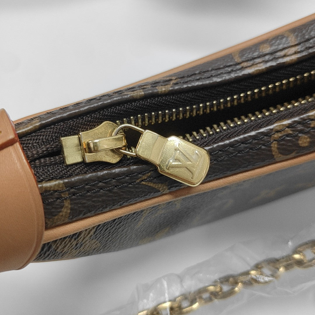 LOOP Monogram Coated Canvas Brown