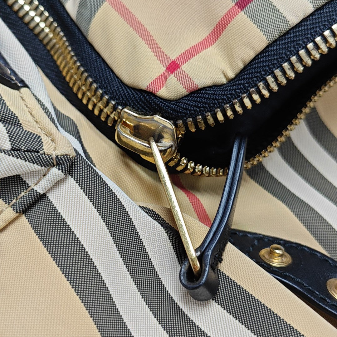 The Rucksack Medium Nylon Beige