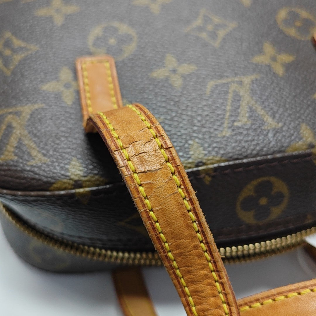 SPONTINI Monogram Coated Canvas Brown
