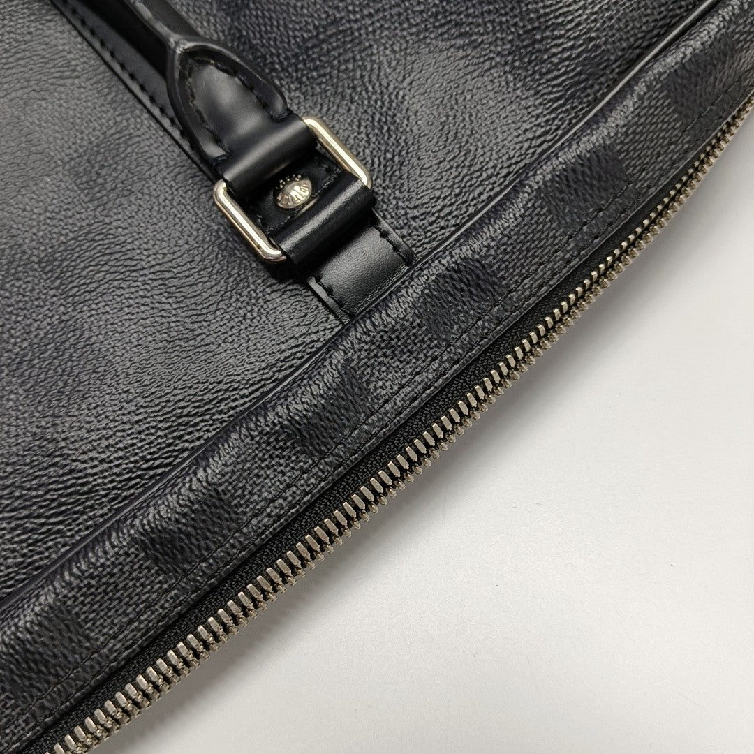 PORTE-DOCUMENTS Damier Graphite Coated Canvas Black