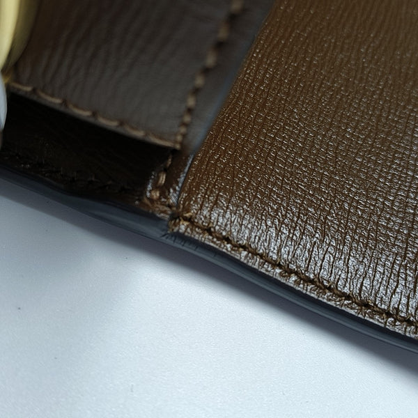 Horsebit 1955 Medium Monogram Coated Canvas Beige