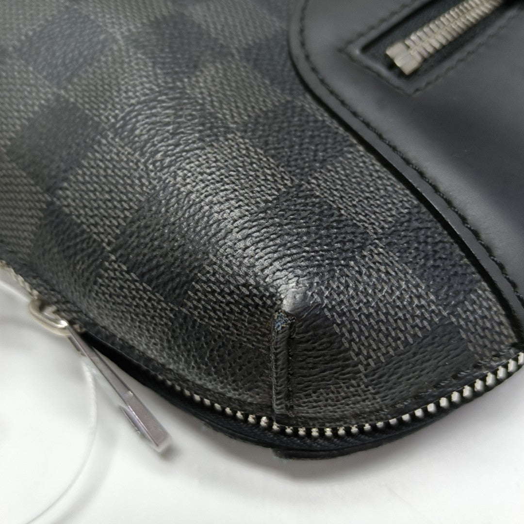 PORTE-DOCUMENTS Damier Graphite Coated Canvas Black