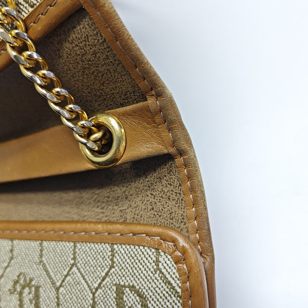Vintage Honeycomb Coated Canvas Brown
