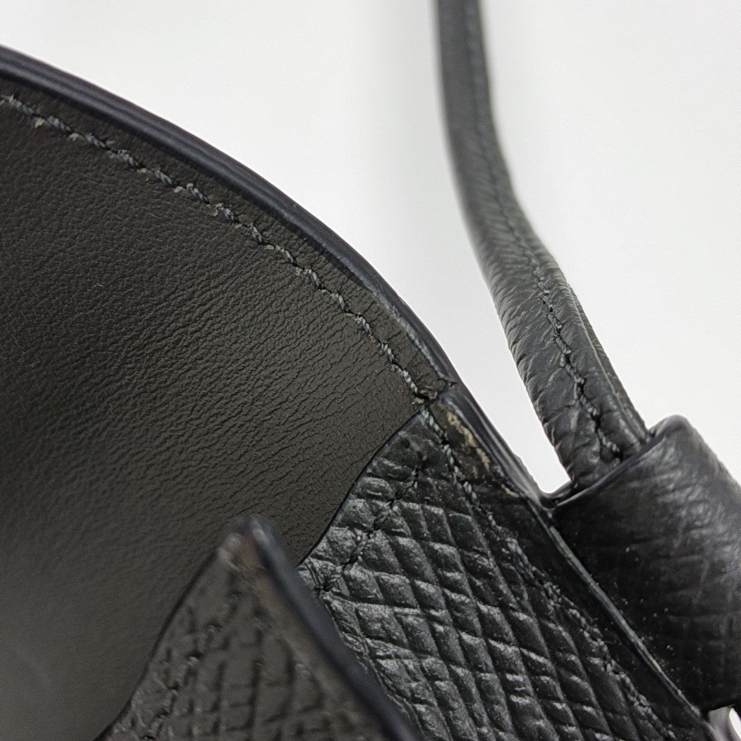 Calfskin Crossbody Bag Gray
