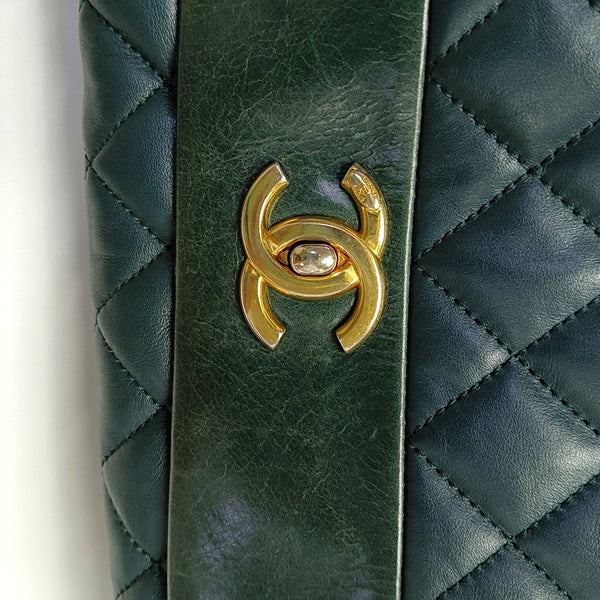 Quilted Calfskin Blue