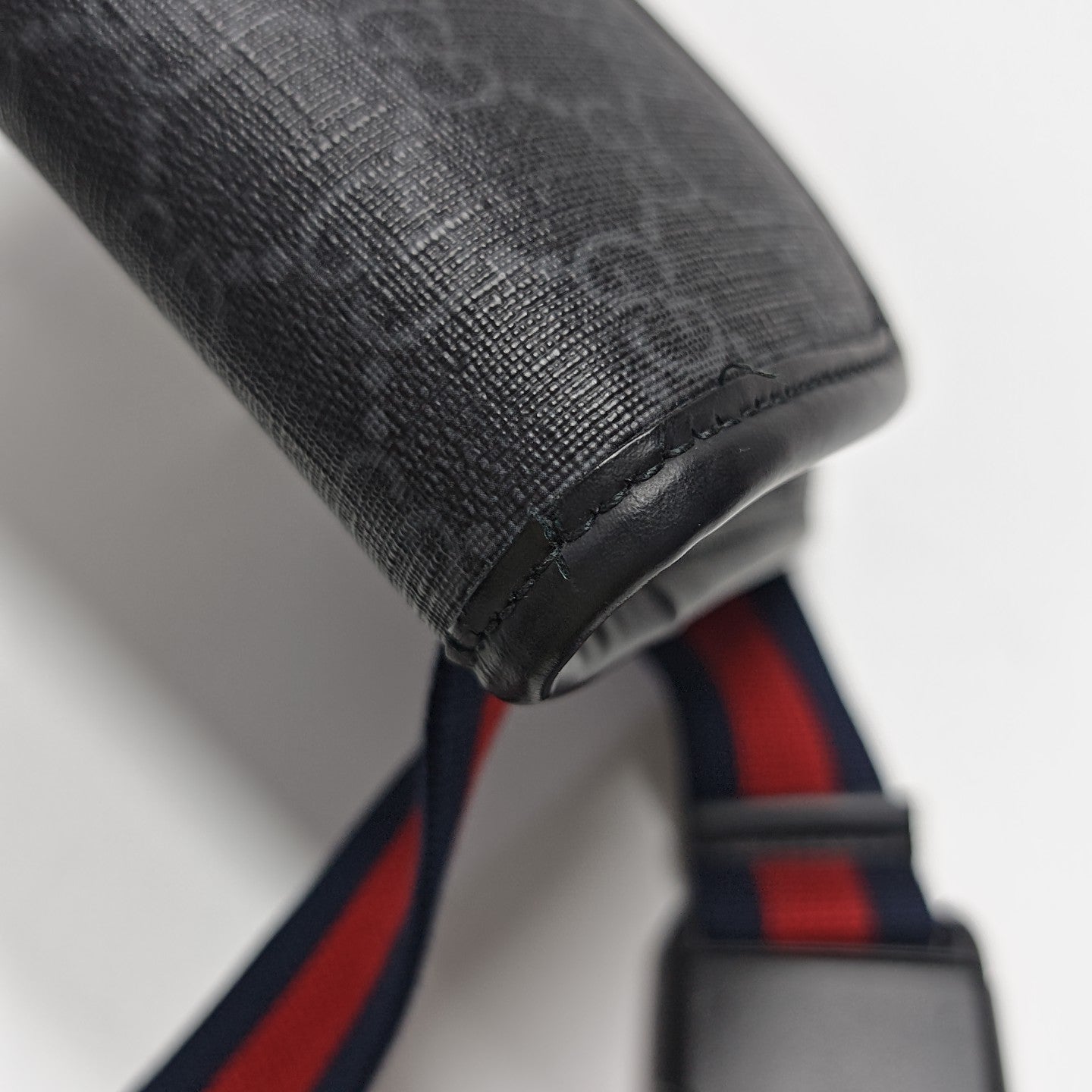 Neo Vintage Monogram Coated Canvas Black