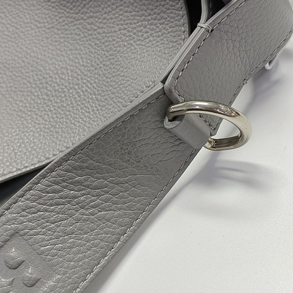 Calfskin Shoulder Bag Gray