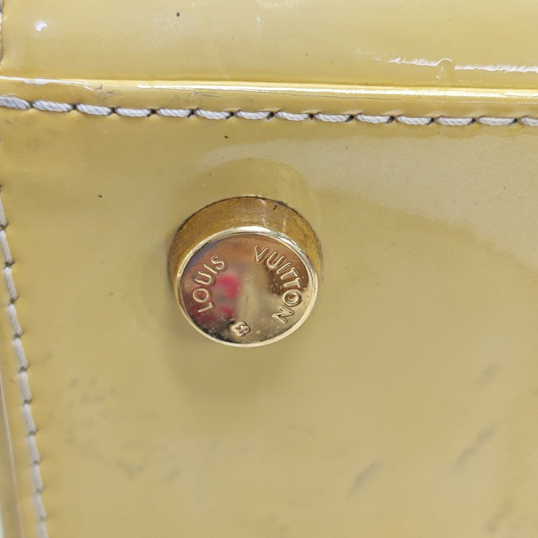 BREA MM Monogram Patent Leather Yellow
