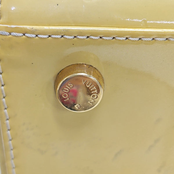 BREA MM Monogram Patent Leather Yellow