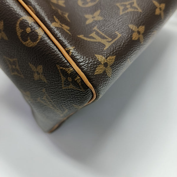 SPEEDY 30 Monogram Coated Canvas Brown
