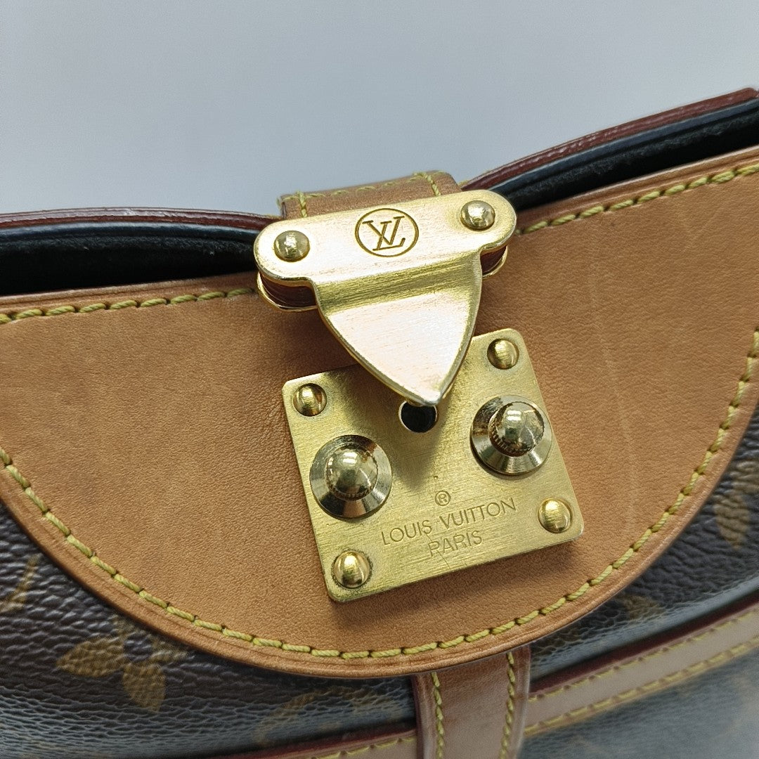 DUFFLE Monogram Coated Canvas Brown