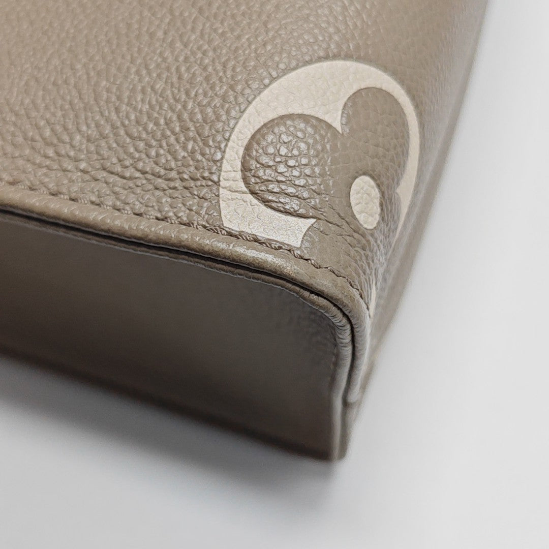 ONTHEGO PM Monogram Calfskin Gray