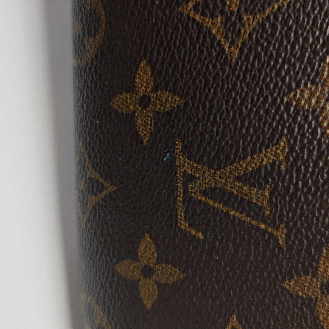 EMILIE Monogram Coated Canvas Brown Wallet