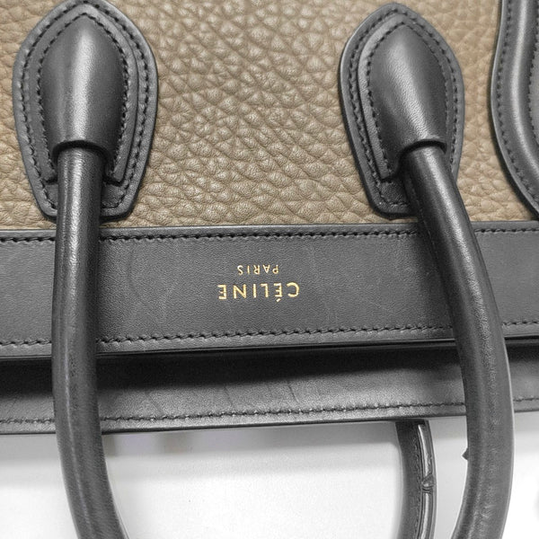 LUGGAGE Nano Calfskin Gray