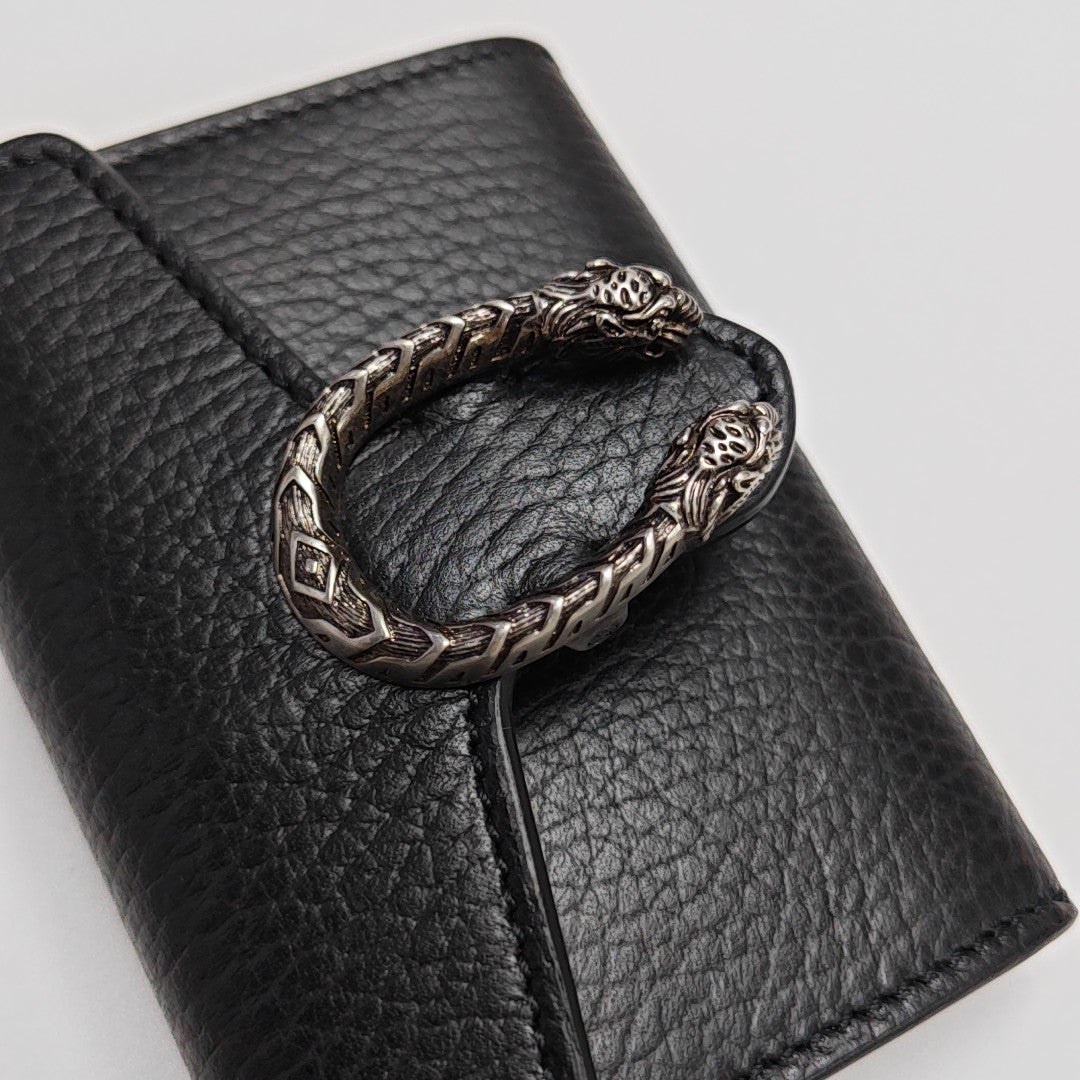 Cartera Dionysus Mini de piel de becerro negra