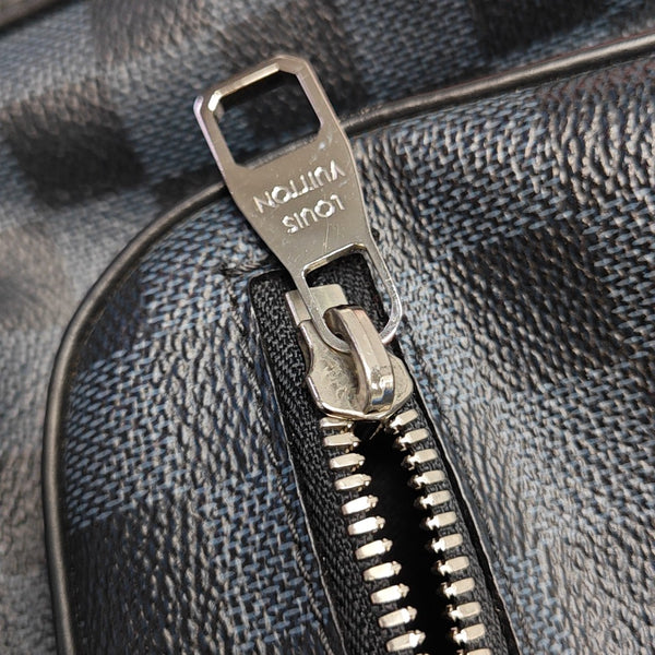 JOSH Damier Graphite Coated Canvas Black